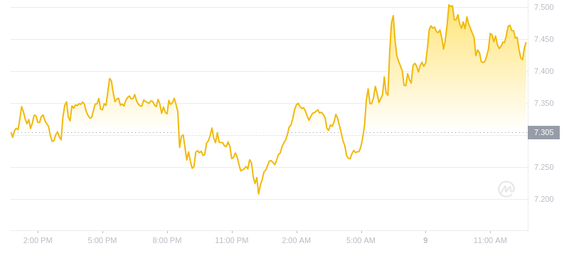 2024年09月09日INT币价格